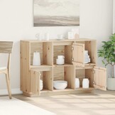 Dressoir 110,5x35x80 cm Massief Grenenhout - 34% Korting