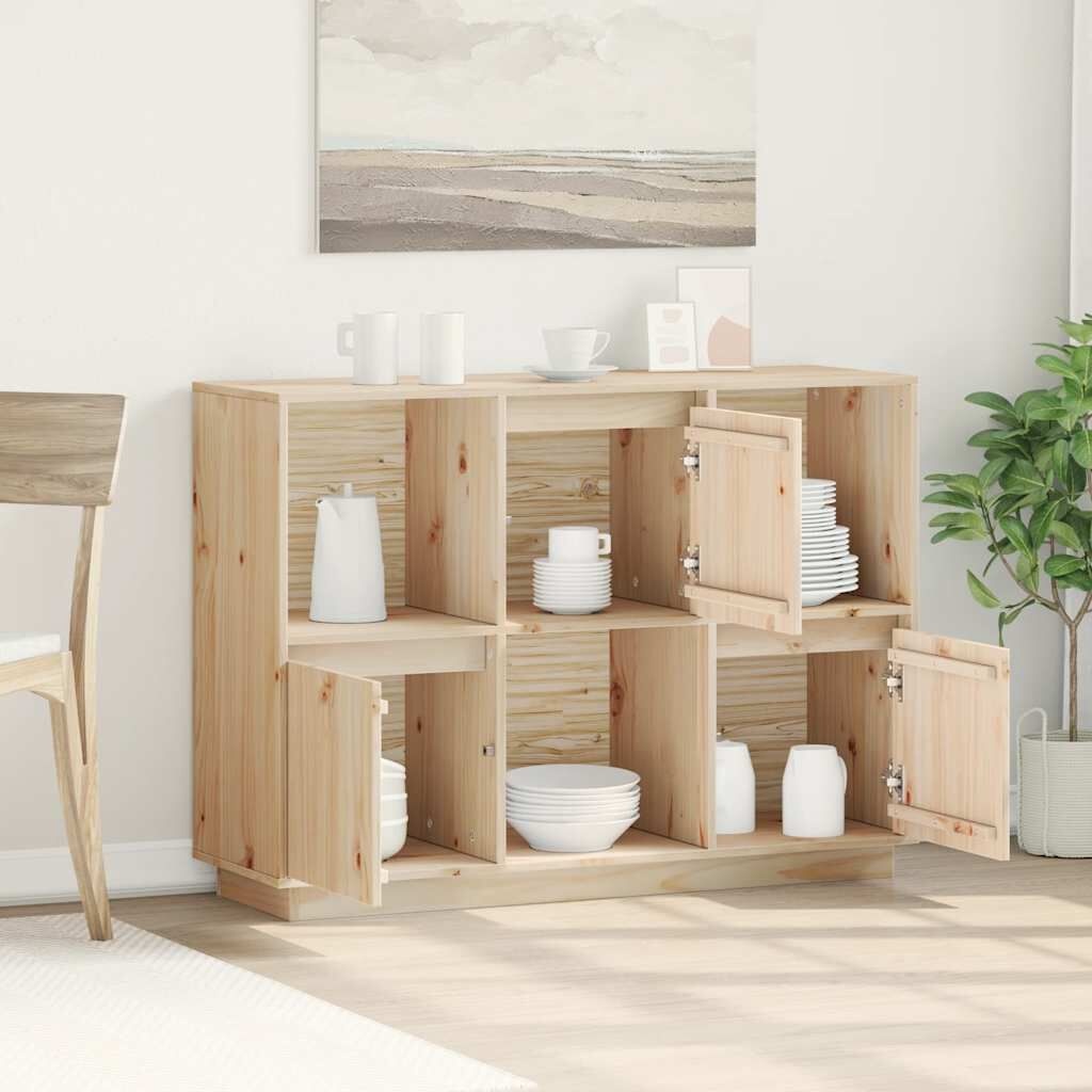 Dressoir 110,5x35x80 cm Massief Grenenhout - 34% Korting
