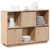 Dressoir 110,5x35x80 cm Massief Grenenhout - 34% Korting