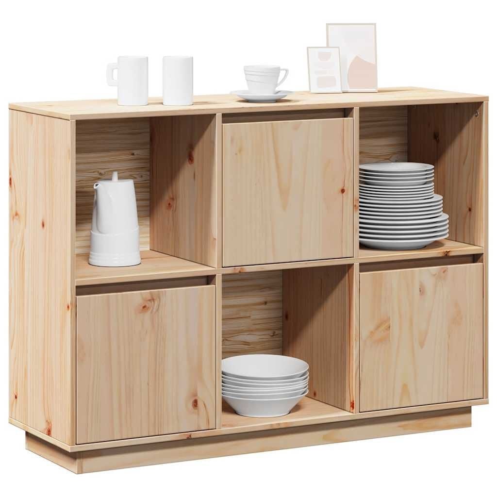 Dressoir 110,5x35x80 cm Massief Grenenhout - 34% Korting