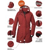 Dames Parka Waterdicht & Winddicht - 30% Korting