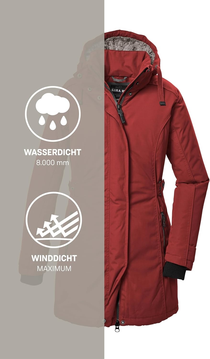 Dames Parka Waterdicht & Winddicht - 30% Korting