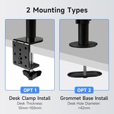 Monitorarm met Laptopstandaard - 33% Korting!