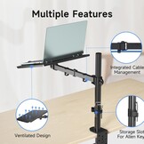 Monitorarm met Laptopstandaard - 33% Korting!