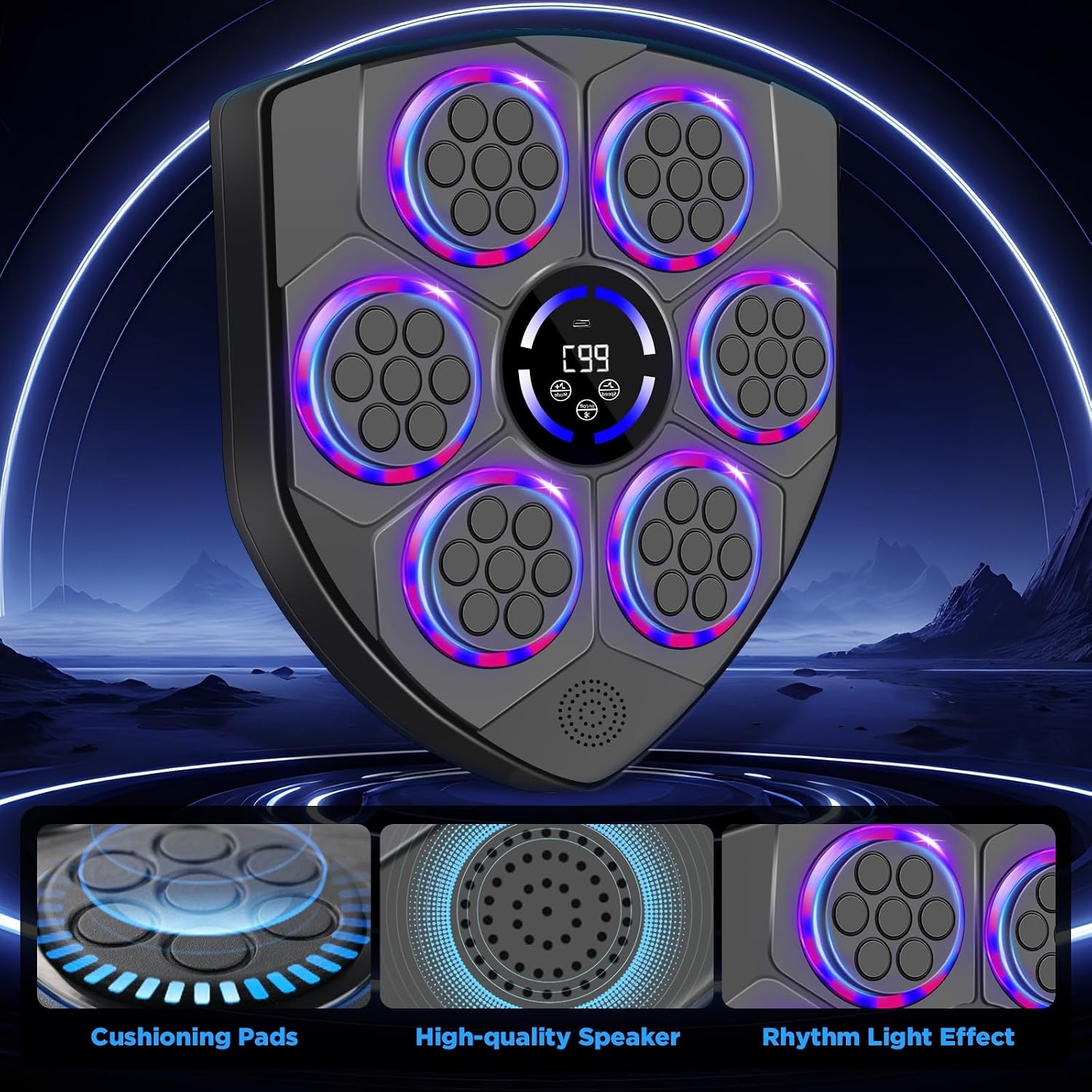 Slimme Muziek Boksmachine met Wandmontage & LED | 29% Korting
