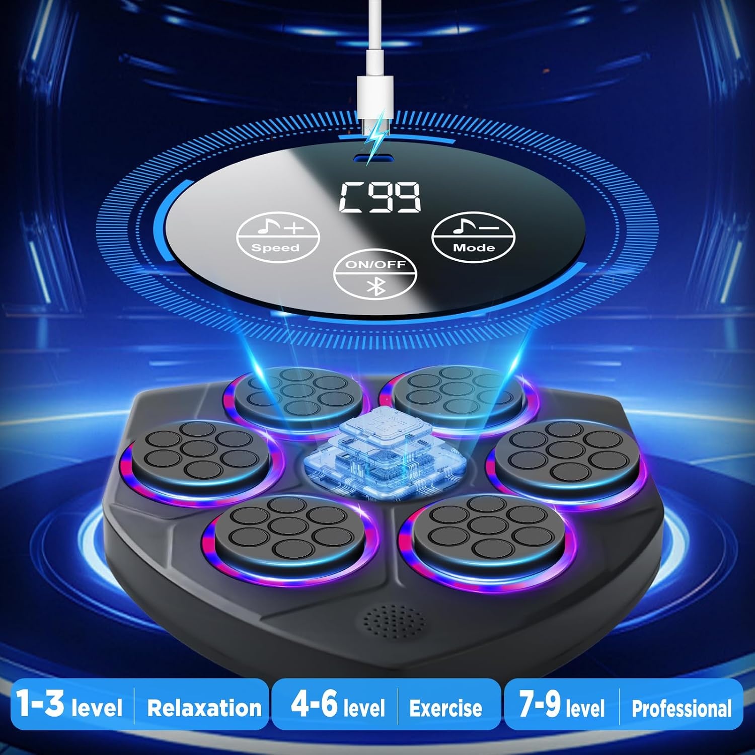 Slimme Muziek Boksmachine met Wandmontage & LED | 29% Korting