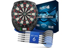 Elektronisch Dartbord met 6 Darts | 65 Spelvarianten | 1-8 Spelers | 29% Korting