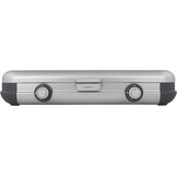 Compact Camping Gasfornuis 2 Pitten - 4000W - Grijs met Windscherm