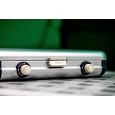 Compact Camping Gasfornuis 2 Pitten - 4000W - Grijs met Windscherm
