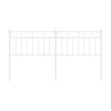 vidaXL Hoofdbord 160 cm Metaal Wit | 82% Korting
