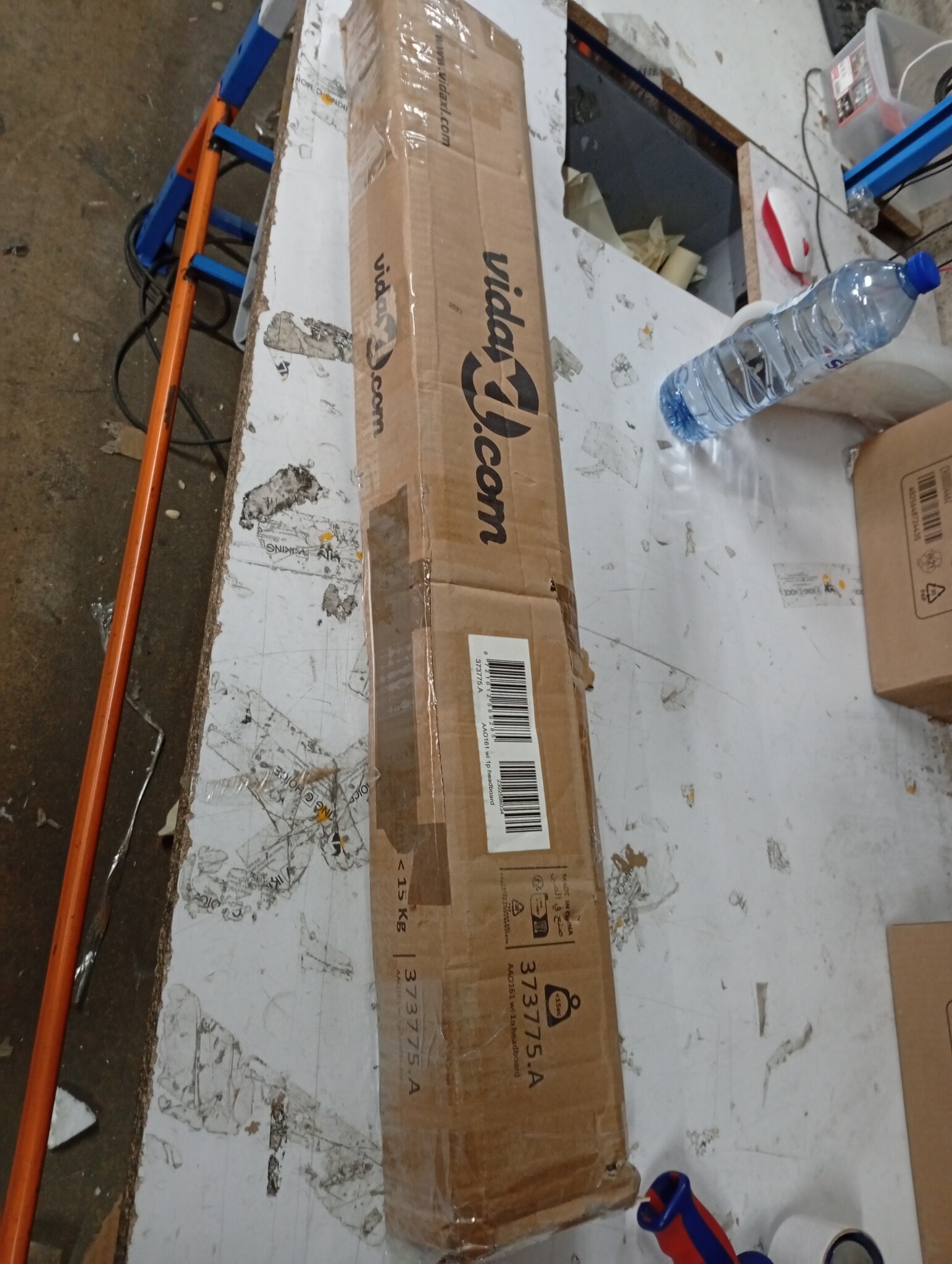 vidaXL Hoofdbord 160 cm Metaal Wit | 82% Korting