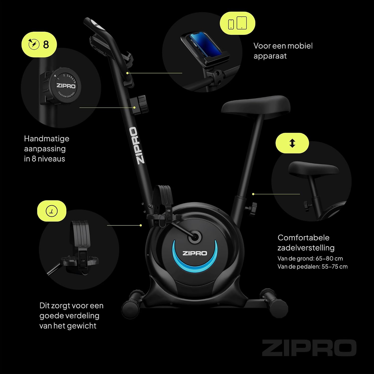Hometrainer met 8 Weerstanden & LCD-Monitor - 35% Korting