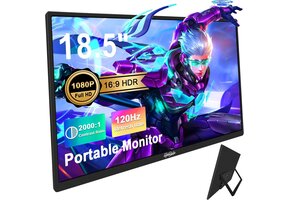 Draagbare Gaming Monitor 18,5" Full HD 120Hz - 35% Korting