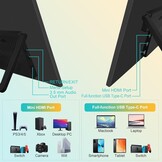 Draagbare Gaming Monitor 18,5" Full HD 120Hz - 35% Korting