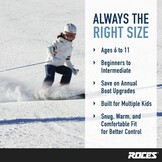 Verstelbare Kinder Skischoenen 22.5-25.5 Mondo - 35% Korting!