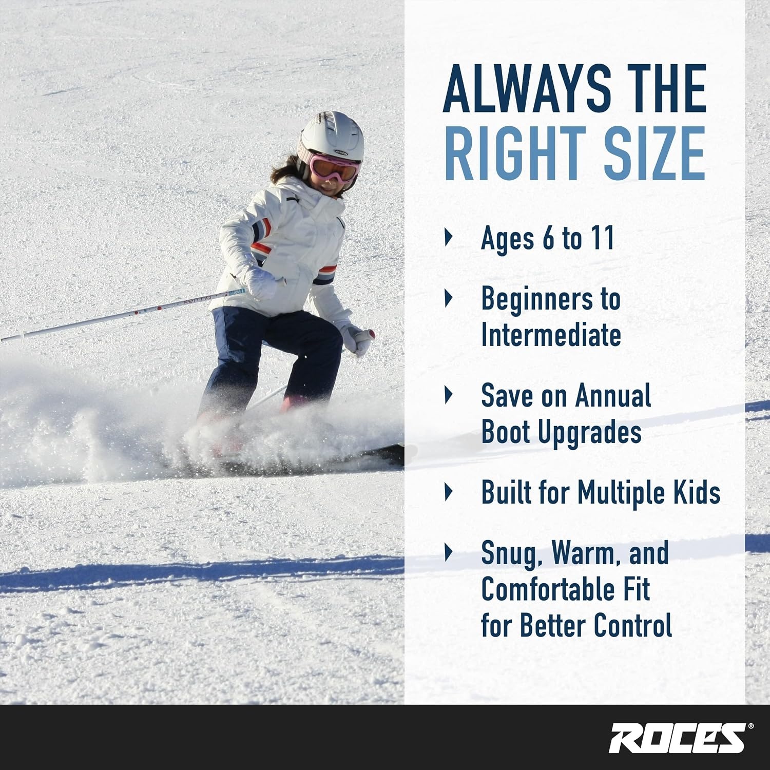 Verstelbare Kinder Skischoenen 22.5-25.5 Mondo - 35% Korting!
