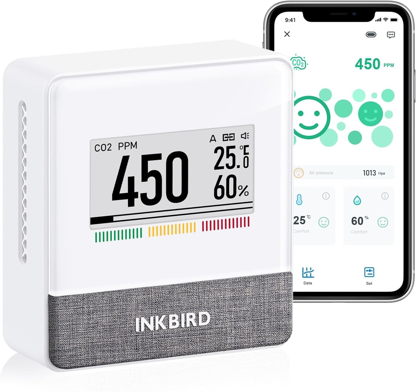 Slimme Luchtkwaliteitsmeter met CO2 Sensor & 35% Korting