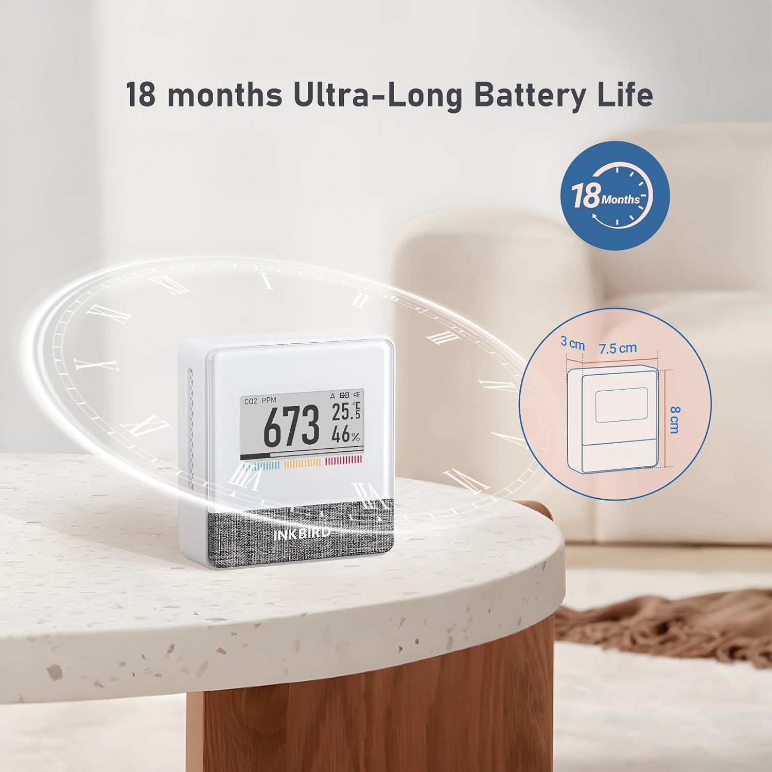 Slimme Luchtkwaliteitsmeter met CO2 Sensor & 35% Korting
