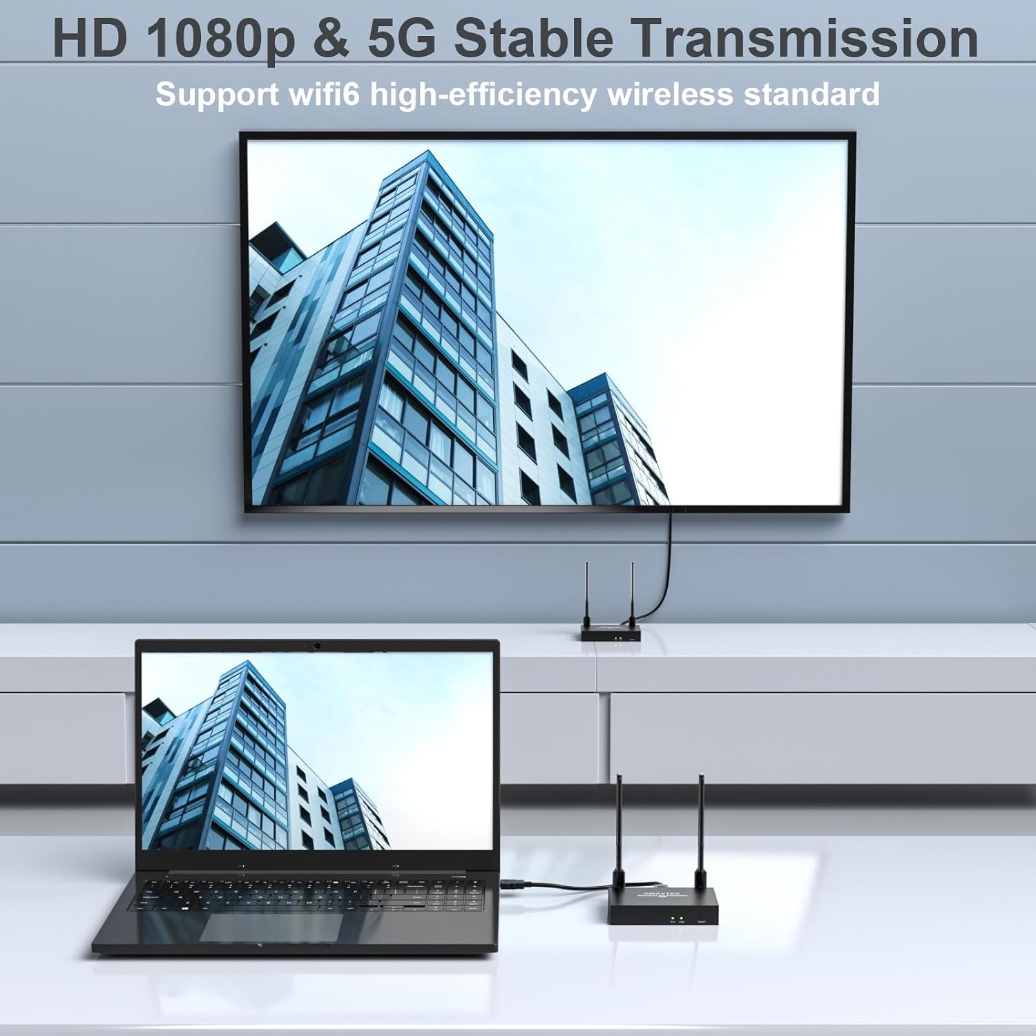 Draadloze HDMI Zender & Ontvanger Set 4K - 500m Bereik - 34% Korting