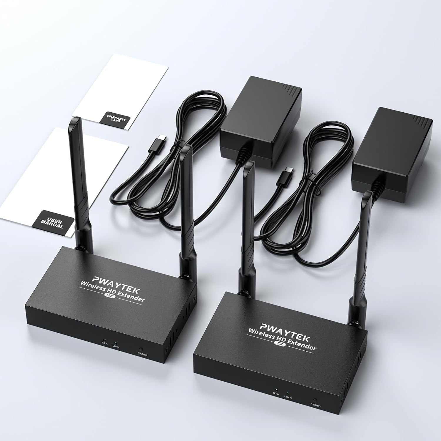 Draadloze HDMI Zender & Ontvanger Set 4K - 500m Bereik - 34% Korting