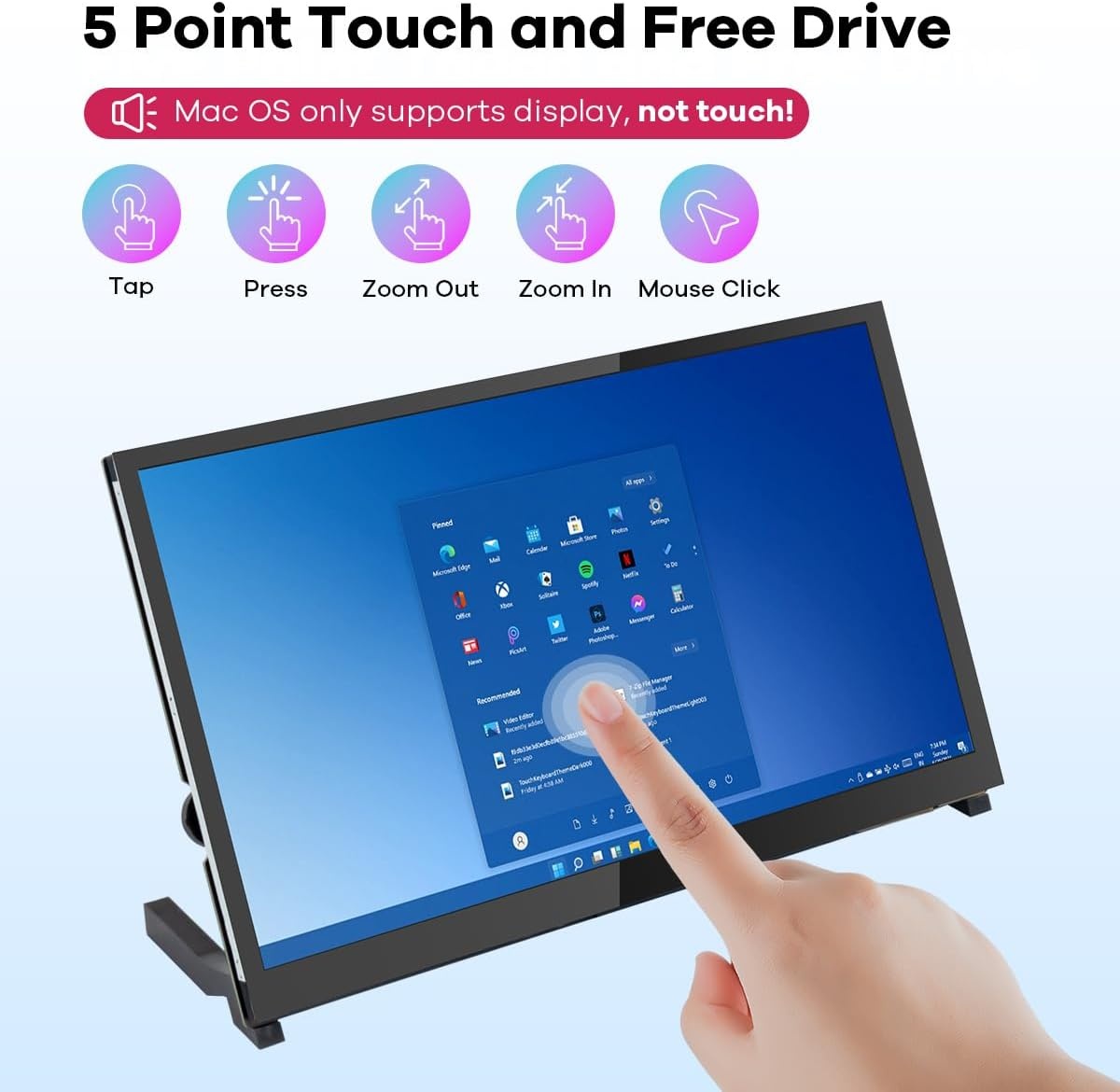 10.1" LCD Touchscreen Monitor voor Raspberry Pi/Jetson Nano - 34% Korting