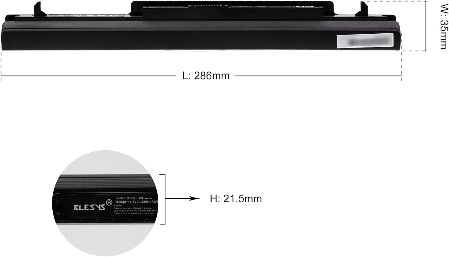 ASUS Laptop Accu 33% Korting - Compatibel met K56 Serie