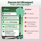 Elektronisch Dartbord met 16 Spelers & 38 Spelvormen | 34% Korting