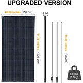 Flexibele Zonnepaneel Kit 200W Camper/Boot met 20A Laadregelaar