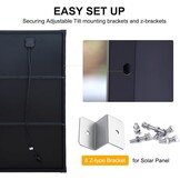 Flexibele Zonnepaneel Kit 200W Camper/Boot met 20A Laadregelaar