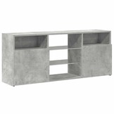 TV-meubel met LED betongrijs - 120cm - 54% Korting