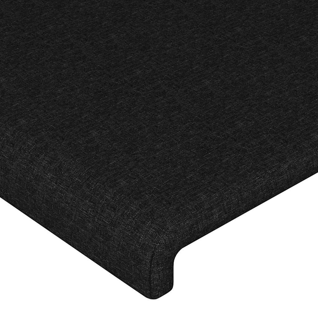 VidaXL Hoofdbord Zwart Stof 90x5x78/88 cm - 78% Korting!