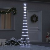 VidaXL LED Kerstboom Koudwit 250 cm - 79% Korting