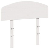 Hoofdbord Grenenhout Wit 100 cm - 81% Korting!
