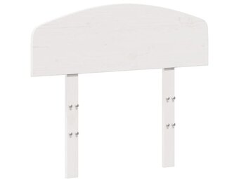 Hoofdbord Grenenhout Wit 100 cm - 81% Korting!