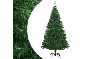 Kunstkerstboom met dikke takken 210 cm PVC Groen - 80% Korting