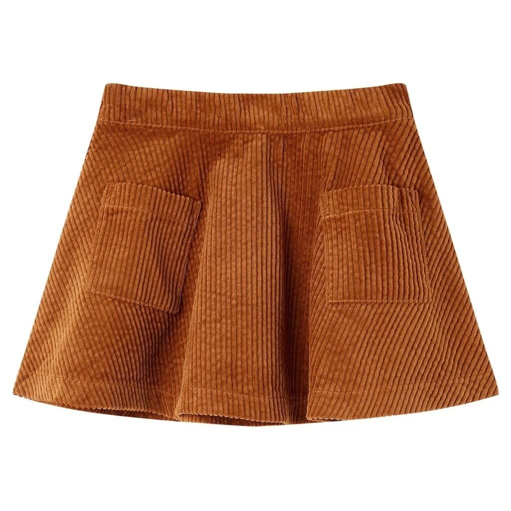 Kinderrok Ribfluweel Cognac Maat 92 - 78% Korting!