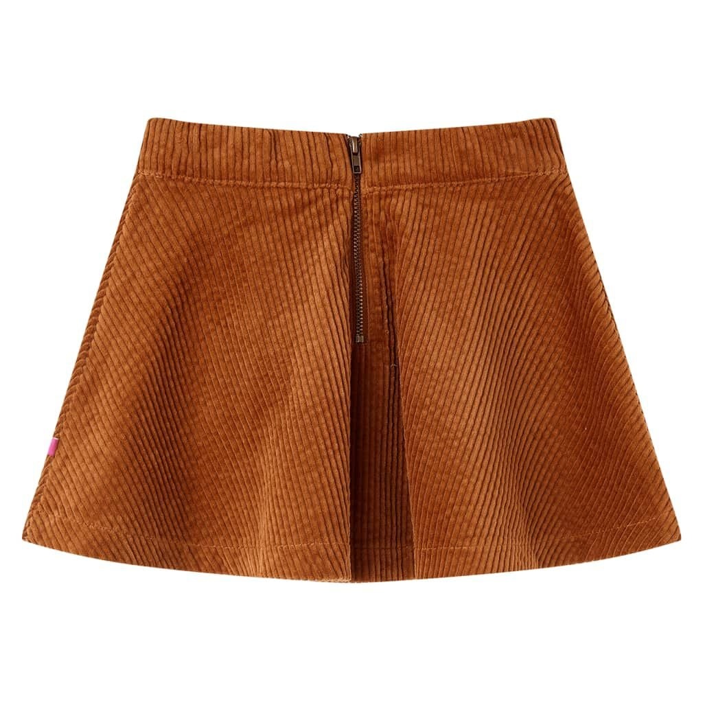 Kinderrok Ribfluweel Cognac Maat 92 - 78% Korting!
