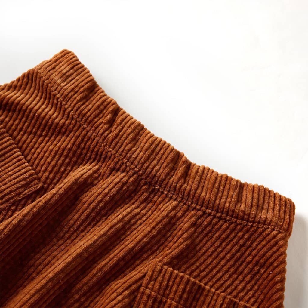 Kinderrok Ribfluweel Cognac Maat 92 - 78% Korting!