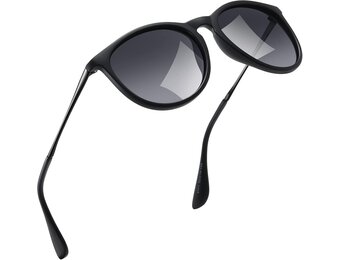 Retro Zonnebril Rond Gepolariseerd UV400 - 79% Korting