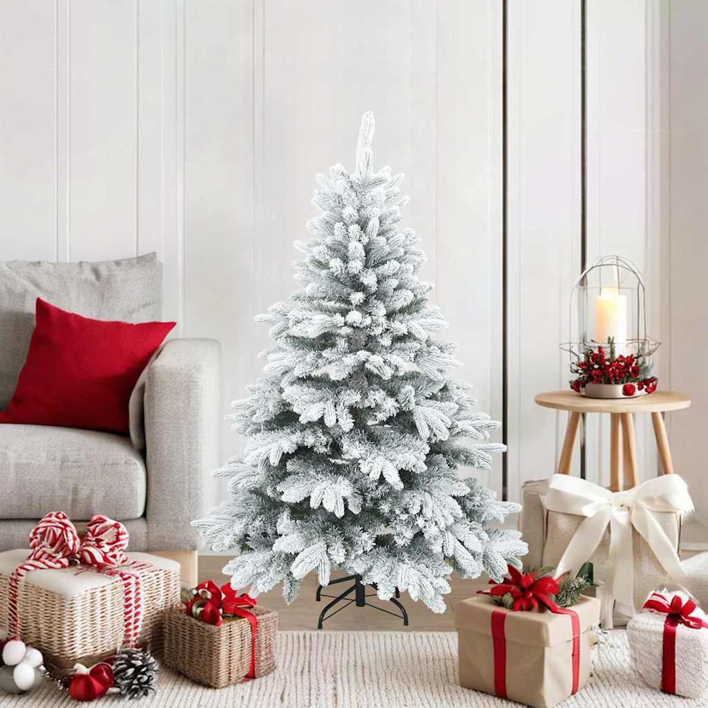 Moderne Kerstboom Sneeuw Wit 120cm - 80% Korting