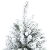 Moderne Kerstboom Sneeuw Wit 120cm - 80% Korting