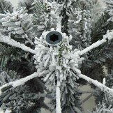 Moderne Kerstboom Sneeuw Wit 120cm - 80% Korting