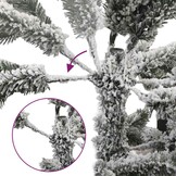 Moderne Kerstboom Sneeuw Wit 120cm - 80% Korting