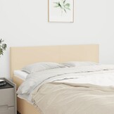 Hoofdborden Set (2 st) - Crèmekleurig Stof, 72x5x78/88 cm - 86% Korting