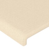 Hoofdborden Set (2 st) - Crèmekleurig Stof, 72x5x78/88 cm - 86% Korting