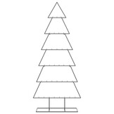 Moderne Metalen Kerstboom - 180 cm Zwart (79% Korting)