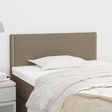 vidaXL Hoofdbord Taupe Stof 100x5x78/88 cm - 76% Korting