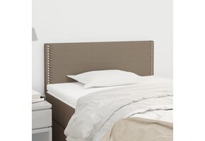 vidaXL Hoofdbord Taupe Stof 100x5x78/88 cm - 76% Korting
