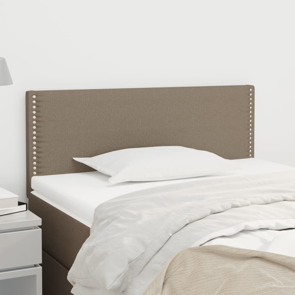 vidaXL Hoofdbord Taupe Stof 100x5x78/88 cm - 76% Korting