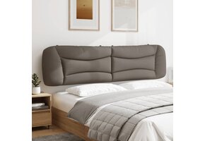 VidaXL Hoofdbordkussen 200cm Stof Taupe - 80% Korting!